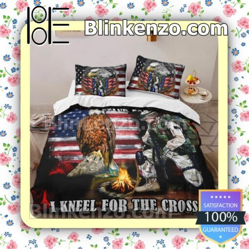 Where To Buy I Stand For The Flag I Kneel For The Cross Bedding Set Queen Full