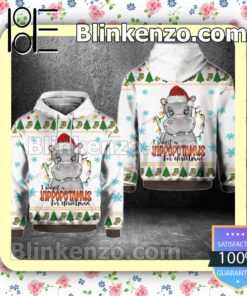 I Want A Hippopotamus For Christmas Pullover Hoodie Jacket