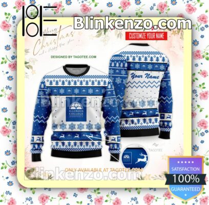 Illinois College Uniform Christmas Sweatshirts