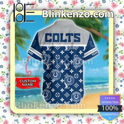 Free Ship Indianapolis Colts Louis Vuitton Men Shirts