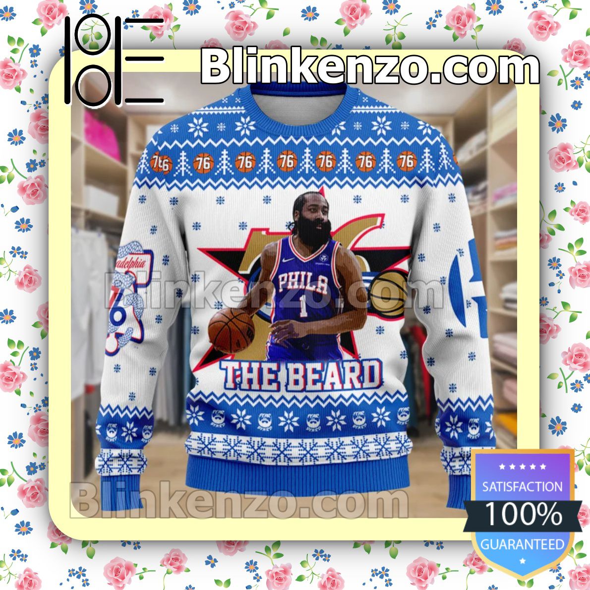 Philadelphia 76ers Sports 3D Hoodie Christmas Sweater