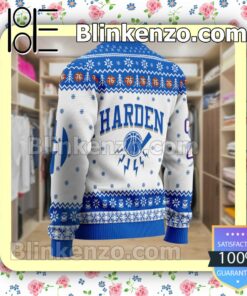 James Harden The Beard Philadelphia 76ers Nba Sport Christmas Sweatshirts b
