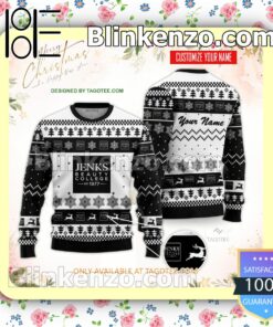 Jenks Beauty College Uniform Christmas Sweatshirts