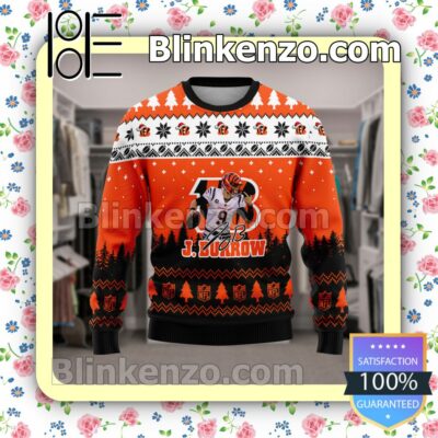 Joe Burrow #9 Super Bowl Cincinnati Bengals Sport Christmas Sweatshirts a