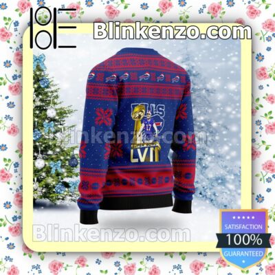 Josh Allen Buffalo Bills Sport Christmas Sweatshirts b