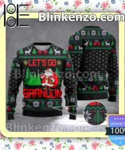 Let's Go Brandon Santa Claus Christmas Sweatshirts
