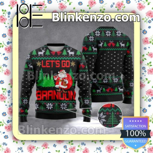 Let's Go Brandon Santa Claus Christmas Sweatshirts