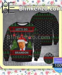 Let's Go Brandon Trump 2024 Christmas Sweatshirts