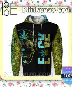 Clothing Light The Way BUD Weed Minions Cannabis Hooded Sweatshirt
