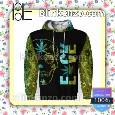 Clothing Light The Way BUD Weed Minions Cannabis Hooded Sweatshirt