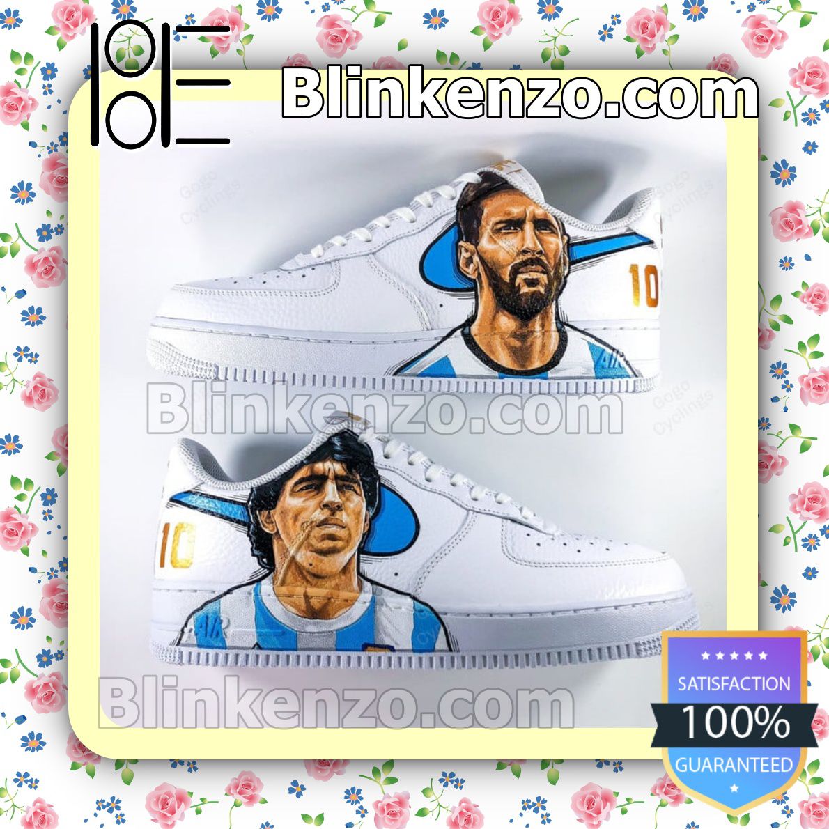 tekort Ongewapend waarschijnlijkheid Lionel Messi 10 Argentina National Team Nike Shoes Sneakers - Blinkenzo