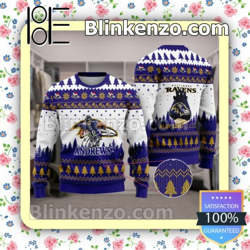 Mark Andrews #89 Baltimore Ravens Sport Christmas Sweatshirts