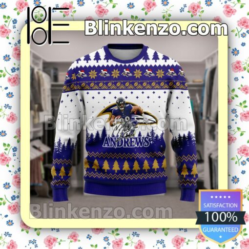 Mark Andrews #89 Baltimore Ravens Sport Christmas Sweatshirts a