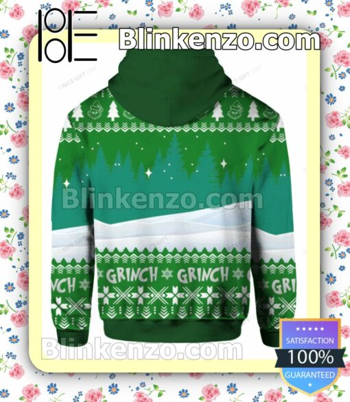 Merry Merry Merry Grinchmas Pullover Hoodie Jacket b