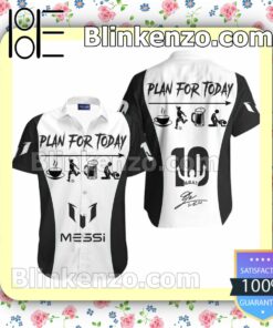 Top Messi Plan For Today Polo Short Sleeve Shirt