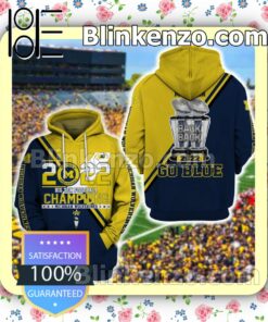 Michigan Wolverines 2022 Big Ten Champions Pullover Hoodie