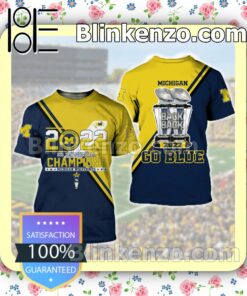 Michigan Wolverines 2022 Big Ten Champions Pullover Hoodie b