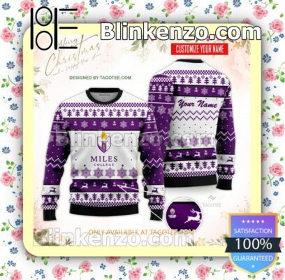 Miles College Uniform Christmas Sweatshirts