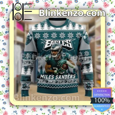 Miles Sanders Philadelphia Eagles No One Likes Us We Don't Care Sport Christmas Sweatshirts a