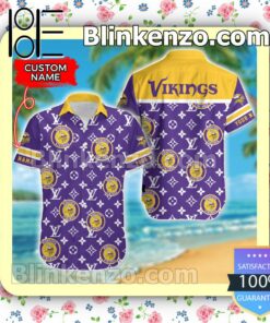 Minnesota Vikings Louis Vuitton Men Shirts