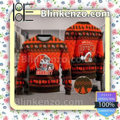 Myles Garrett #95 Cleveland Browns Sport Christmas Sweatshirts