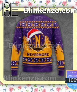 Nevermore Academy Christmas Sweatshirts b