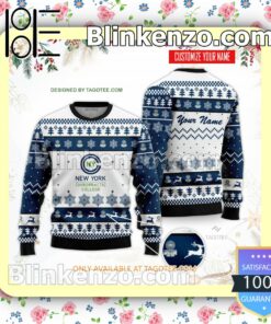 New York Chiropractic College Uniform Christmas Sweatshirts