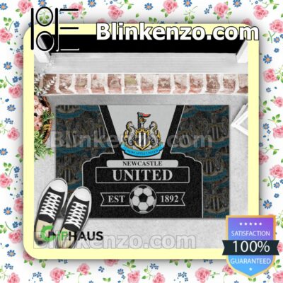 Newcastle United Football Club Est 1892 Entryway Mats