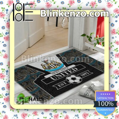 Fantastic Newcastle United Football Club Est 1892 Entryway Mats