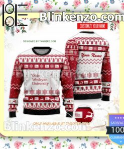 Ohio Wesleyan University Uniform Christmas Sweatshirts