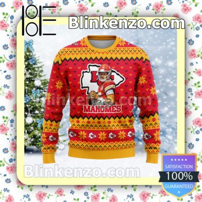 Patrick Mahomes Kansas City Chiefs Sport Christmas Sweatshirts a