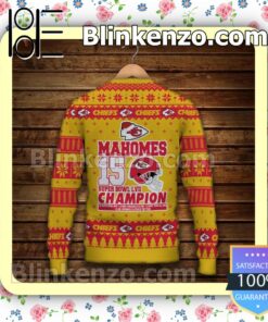 Patrick Mahomes Undefeated Monster Champion Kansas City Chiefs Sport Christmas Sweatshirts b