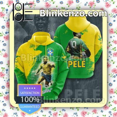 Pelé Legend Of Football Signature Pullover Hoodie