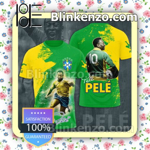 Pelé Legend Of Football Signature Pullover Hoodie a