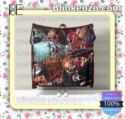 Personalized Horror Movie Watching Queen King Blanket c