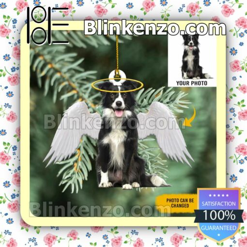Hot Personalized Photo Angel Wing Hanging Ornaments