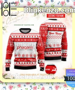 Phagans Beauty College Uniform Christmas Sweatshirts