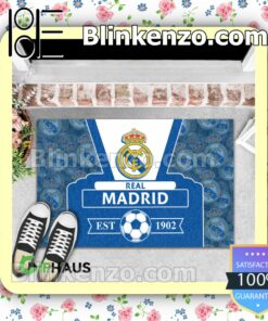 Real Madrid Football Club Est 1902 Entryway Mats