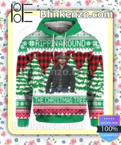 Rippin Around The Christmas Tree Pullover Hoodie Jacket a