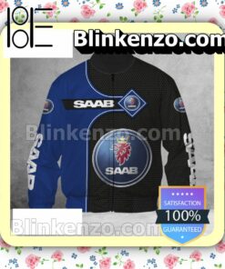 Saab Automobile Bomber Jacket Sweatshirts c