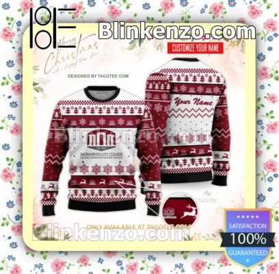 Sacramento City College Uniform Christmas Sweatshirts