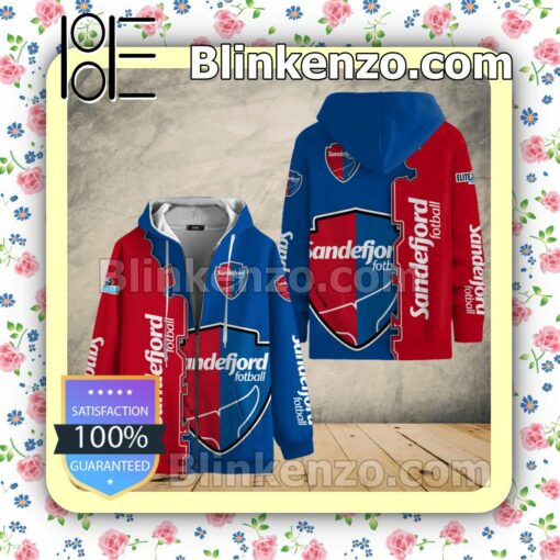 Sandefjord Fotball Bomber Jacket Sweatshirts b