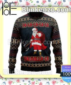 Santa Claus Viking Fa-la-la-la-la Valhalla-la Christmas Sweatshirts