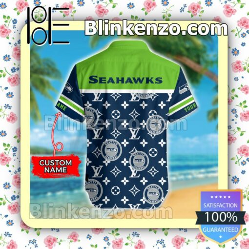 Awesome Seattle Seahawks Louis Vuitton Men Shirts