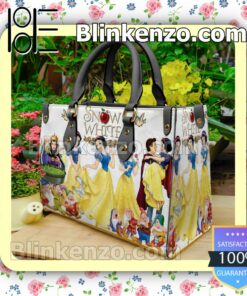 Snow White Leather Totes Bag