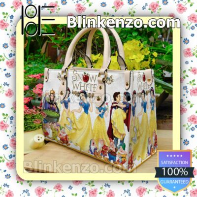 Snow White Leather Totes Bag a