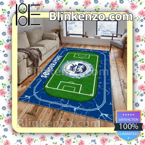 SønderjyskE Fodbold Sport Rug Room Mats