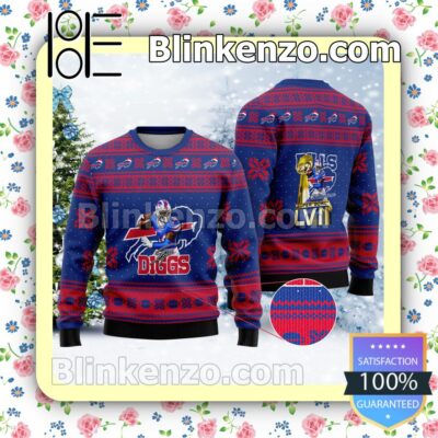 Stefon Diggs #14 Buffalo Bills Sport Christmas Sweatshirts