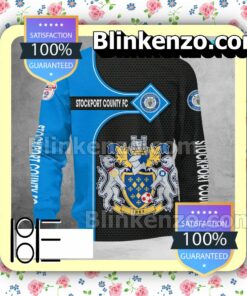 Stockport County F.C Bomber Jacket Sweatshirts b
