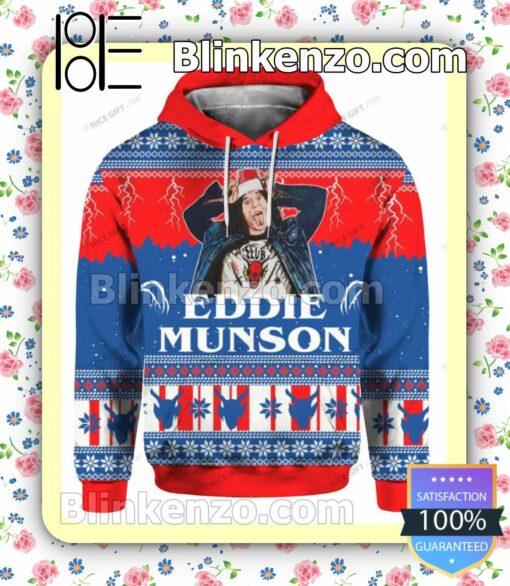 Stranger Things Eddie Munson Pullover Hoodie Jacket a